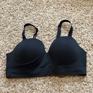 Truekind Supportive Comfort Wireless Shaping Bra Black Womens size 2XL